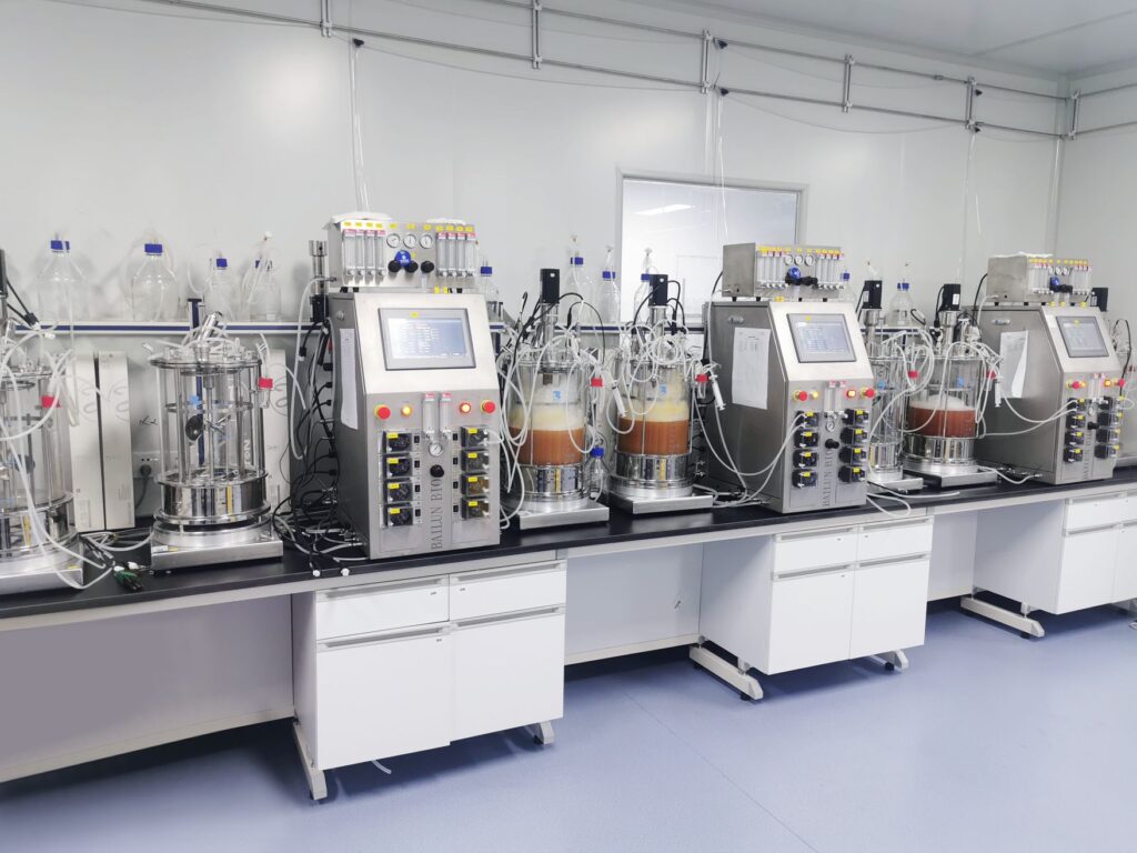 Mammalian cell culture glass fermenter 40 liter BLBIO-40GJC