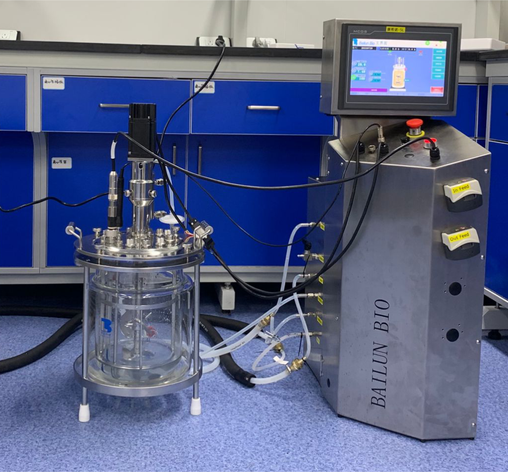 double wall glass bioreactor