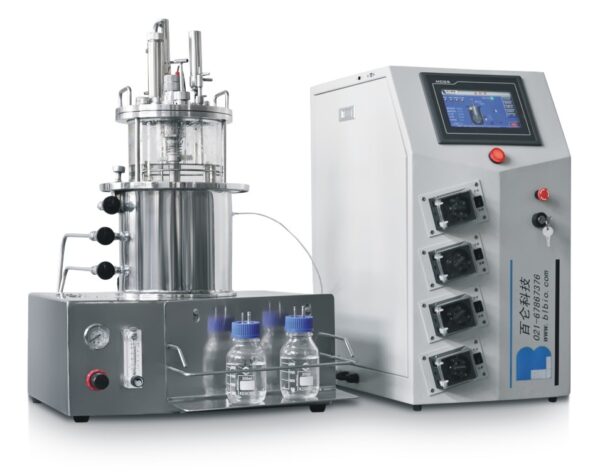 5L Sterilizing in situ magnetic mixing glass fermenter(desk type) BLBIO-XGCA (2)