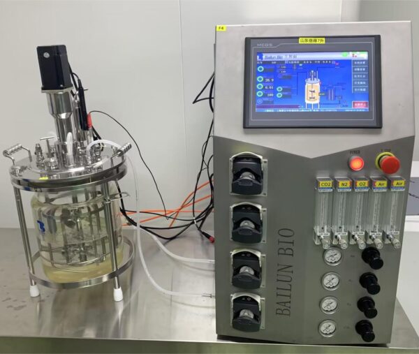 Double Wall Glass Bioreactor 7 Liter BLBIO-7GJGG