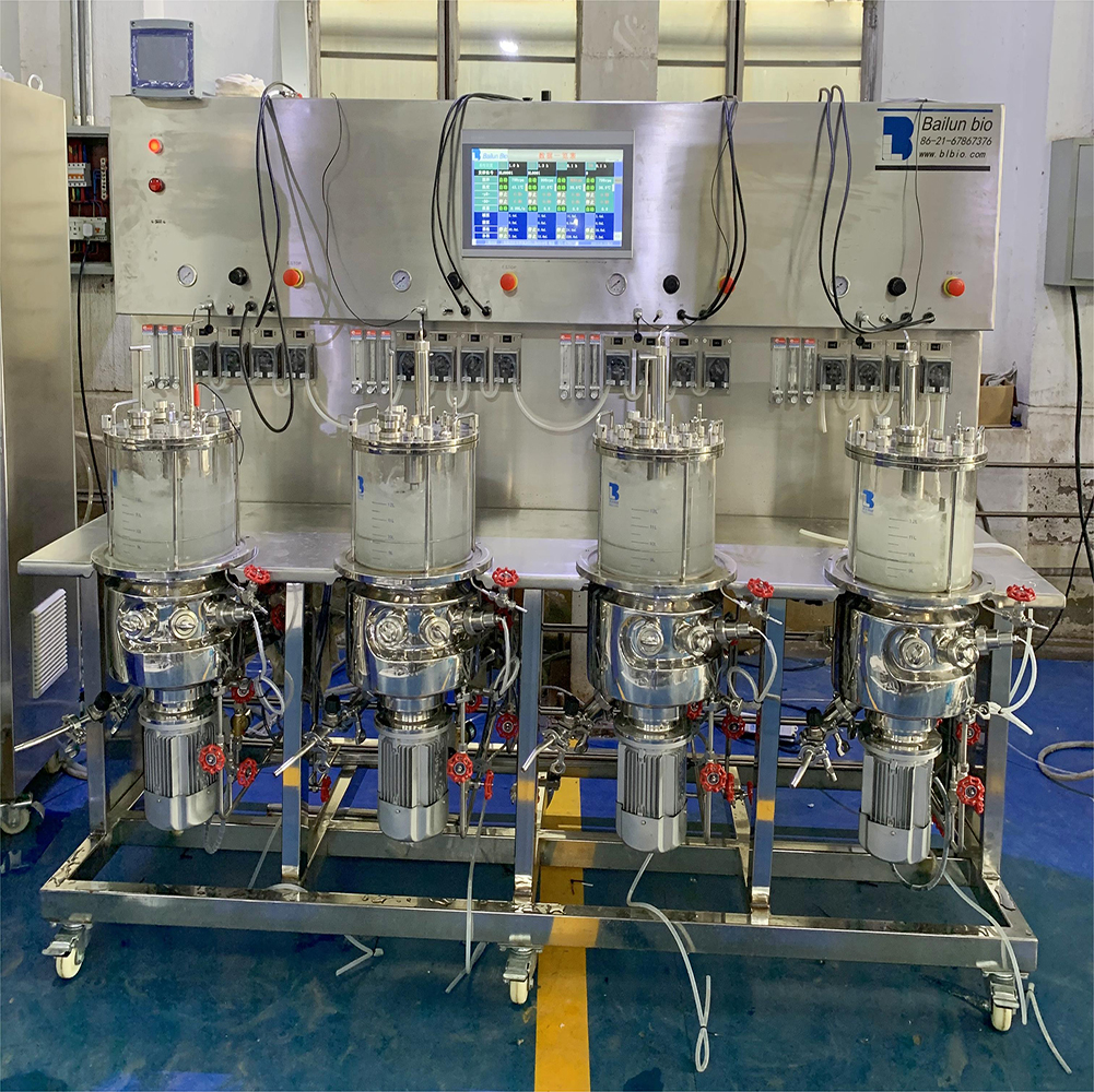 On-situ sterilization fermenter bioreactor sterilizing in situ glass bioreactor