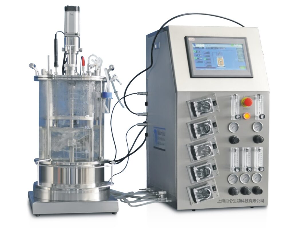 40L Animal cell glass bioreactor BLBIO-40GJC mammalian cell culture bioreactor