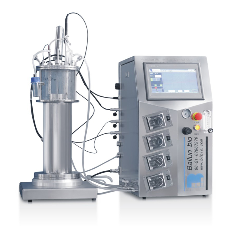 Bailun 5L off-site sterilization glass airlift bioreactor BLBIO-5GQ laboratory bioreactor