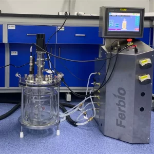 5L double wall glass bioreactor