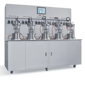 5L 5union mechanical agitation glass bioreactor